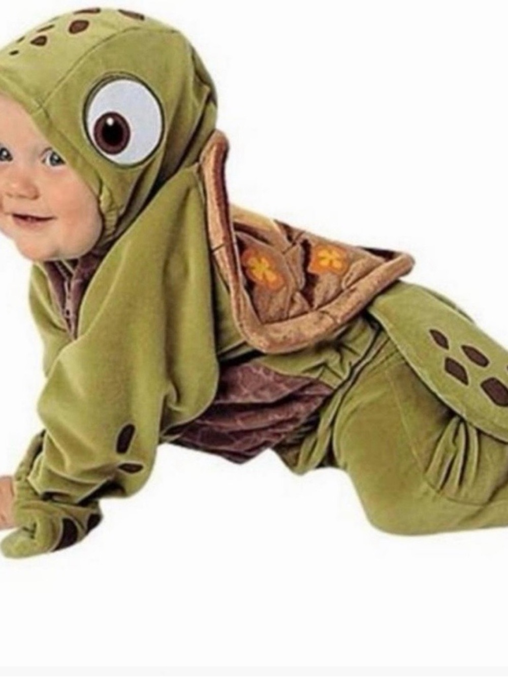 Disney Store vintage Pixar Finding Nemo Turtle  Squirt baby costume